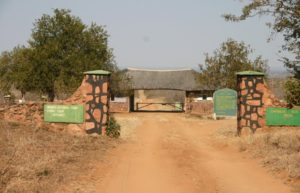 Hwange National Park gates