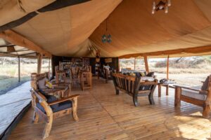 Mawe Tented Camp living area