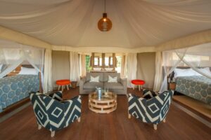 Chikunto Safari Lodge sitting room