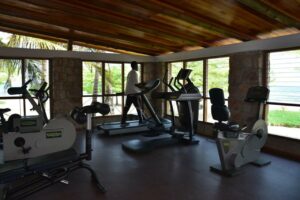 Hotel Club du Lac Tanganyika gym