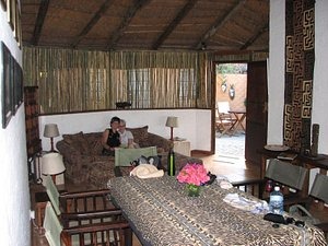 the kraal botswana living area