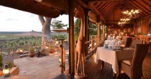 Ngoma Safari Lodge Dinning